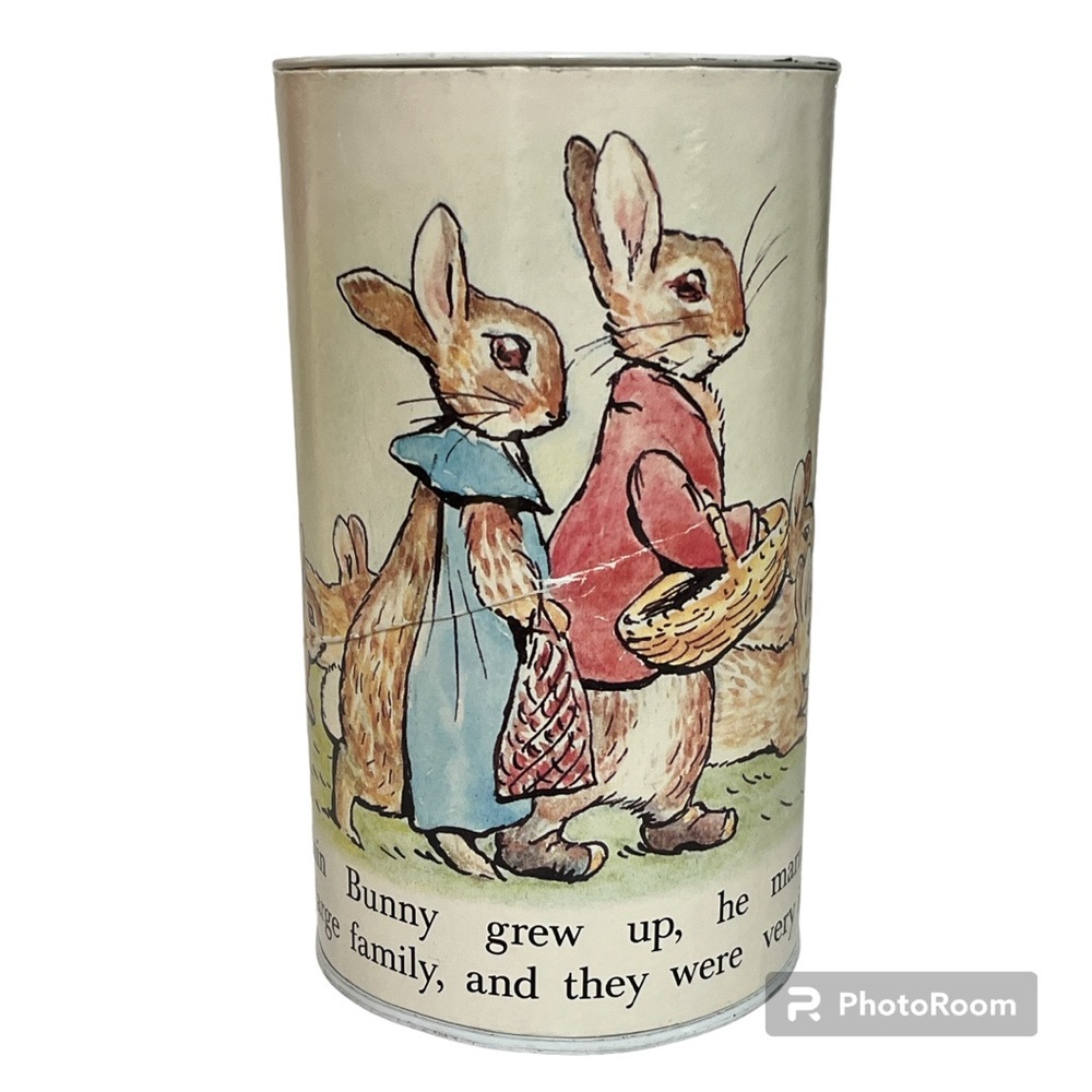 Vintage Beatrix Potter Benjamin Bunny Coin Bank